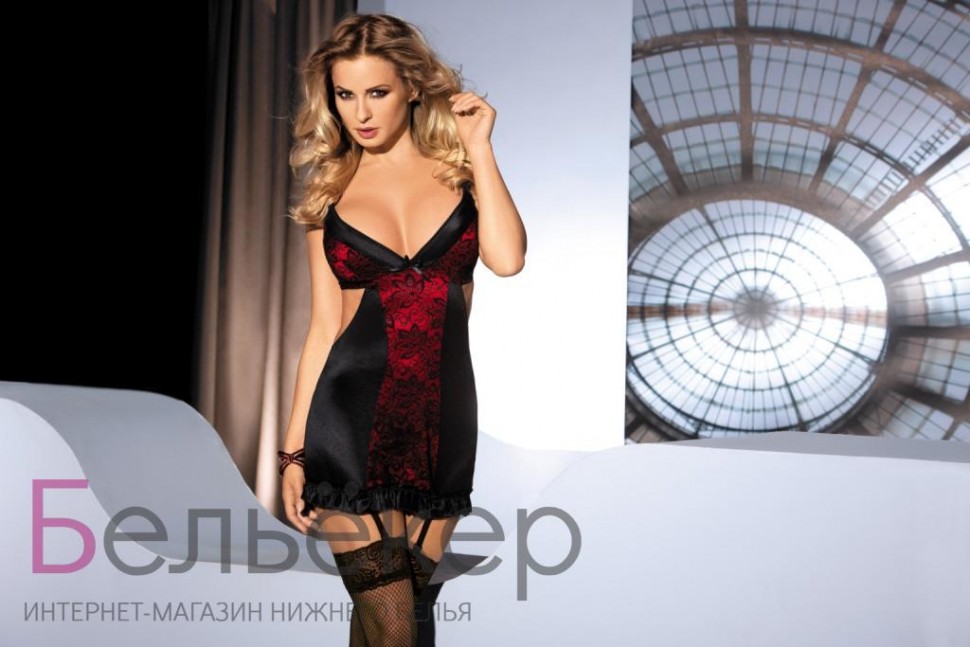 Сорочка Avanua Hessa chemise, Чёрный, L/XL Ava_Hessa chemise L/XL - Avanua - Сорочки, комбинации - Купить